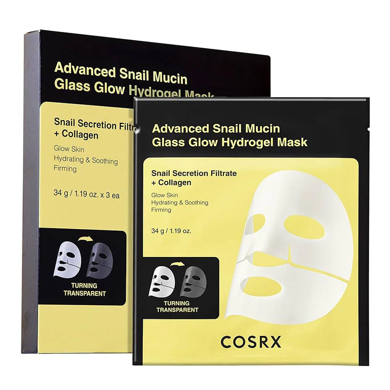 Advanced Snail Mucin Glass Glow Hydrogel Mask - Image 2