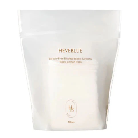 Bleach-Free Biodegradable Stretchy 100% Cotton Pads (60ea)