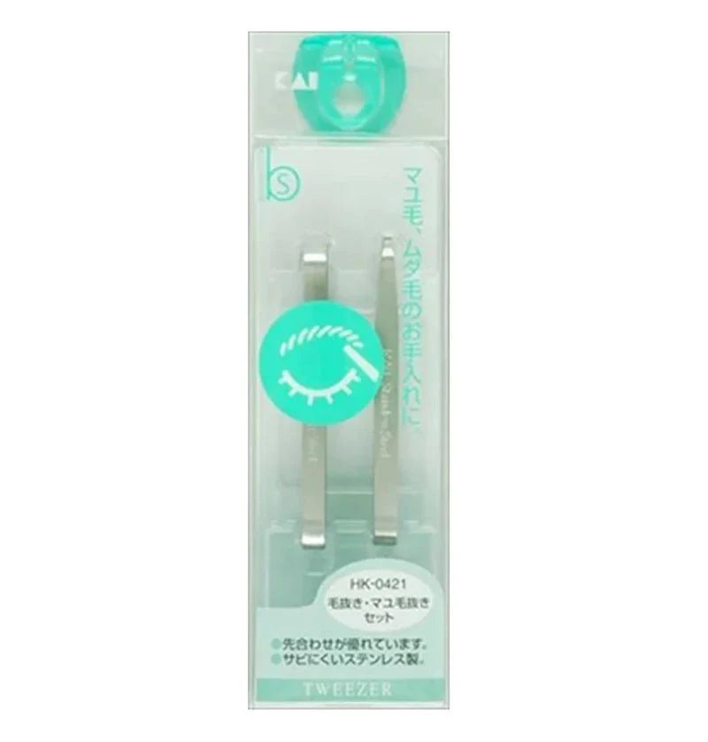 BS Tweezers Set For Body Hair & Eyebrow (2 pcs)