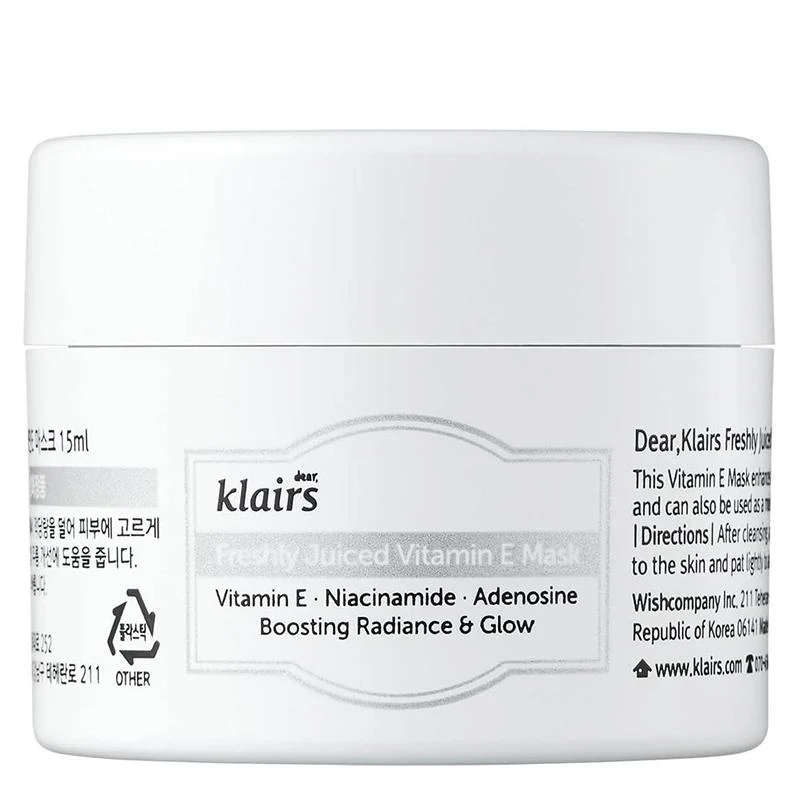 Freshly Juiced Vitamin E Mask Mini 15ml