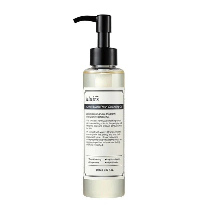 Gentle Black Fresh Cleansing Oil 150ml (Leaked/No Box)