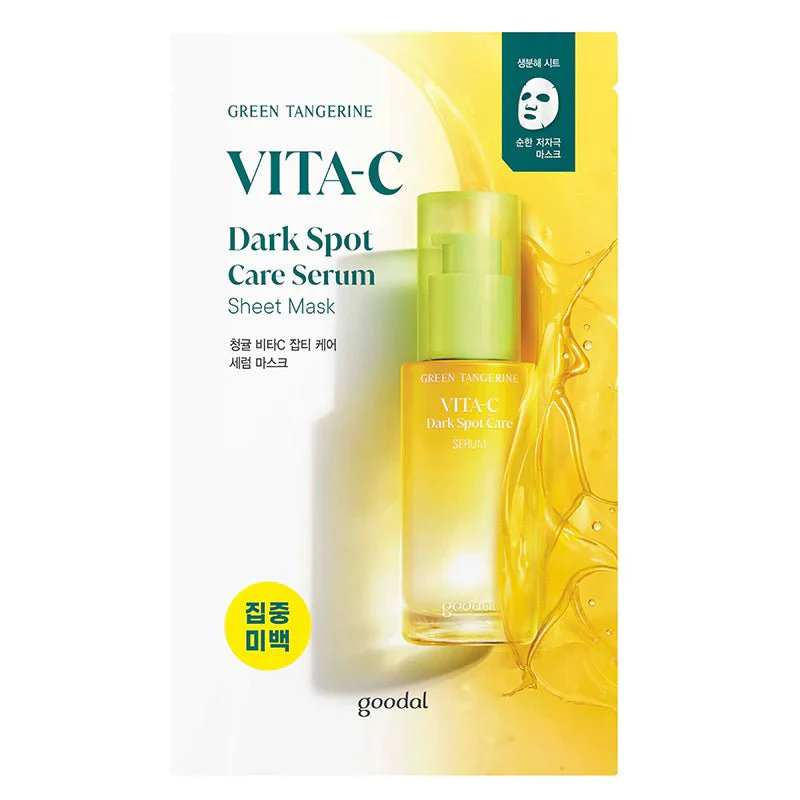 Green Tangerine Vita C Dark Spot Care Serum Sheet Mask 28g
