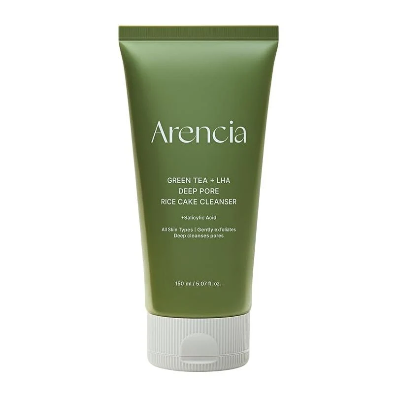 Green Tea + LHA Deep Pore Rice Cake Cleanser 150ml