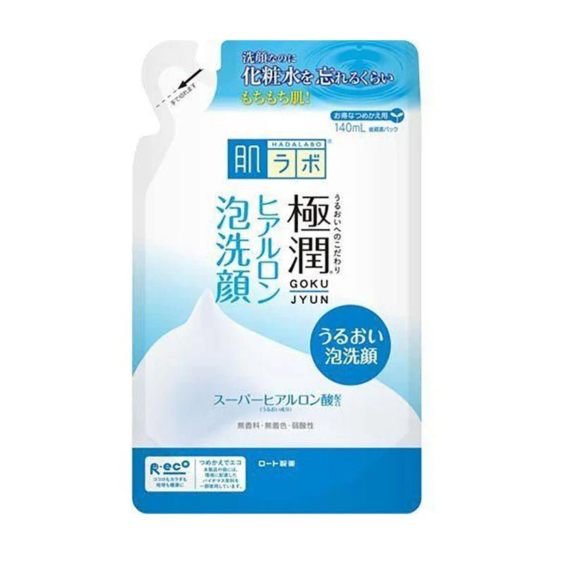 Hada Labo Goku-Jyun Hyaluron Cleansing Foam Refill 140ml