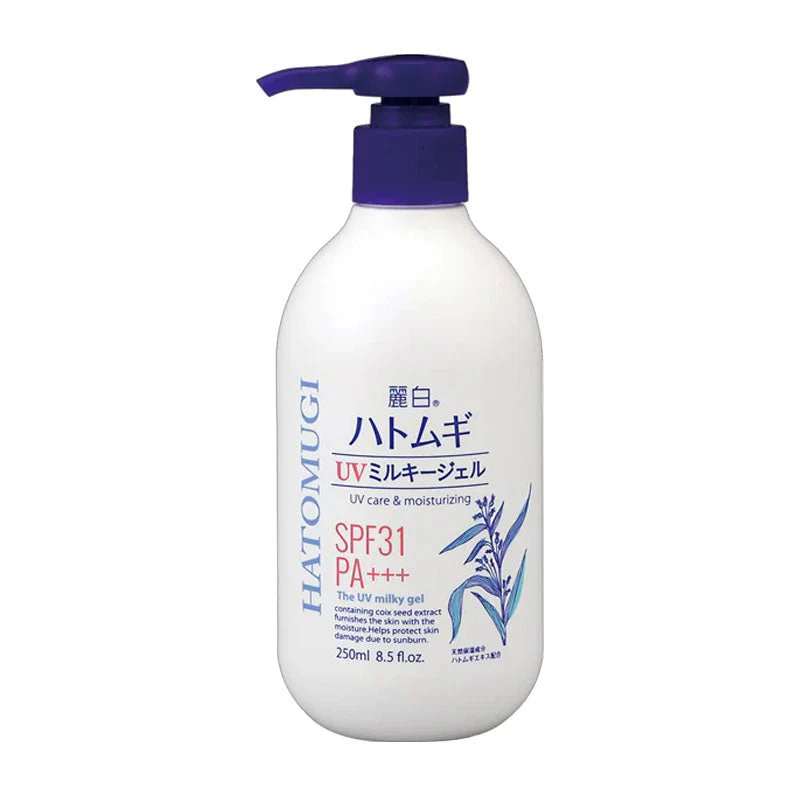 Hatomugi Reihaku The UV Milky Gel UV Care & Moisturizing 250ml