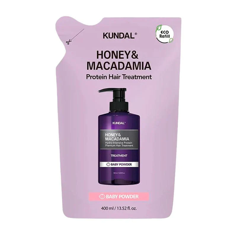 Honey & Macadamia Protein Hair Treatment Refill 400ml - Image 2