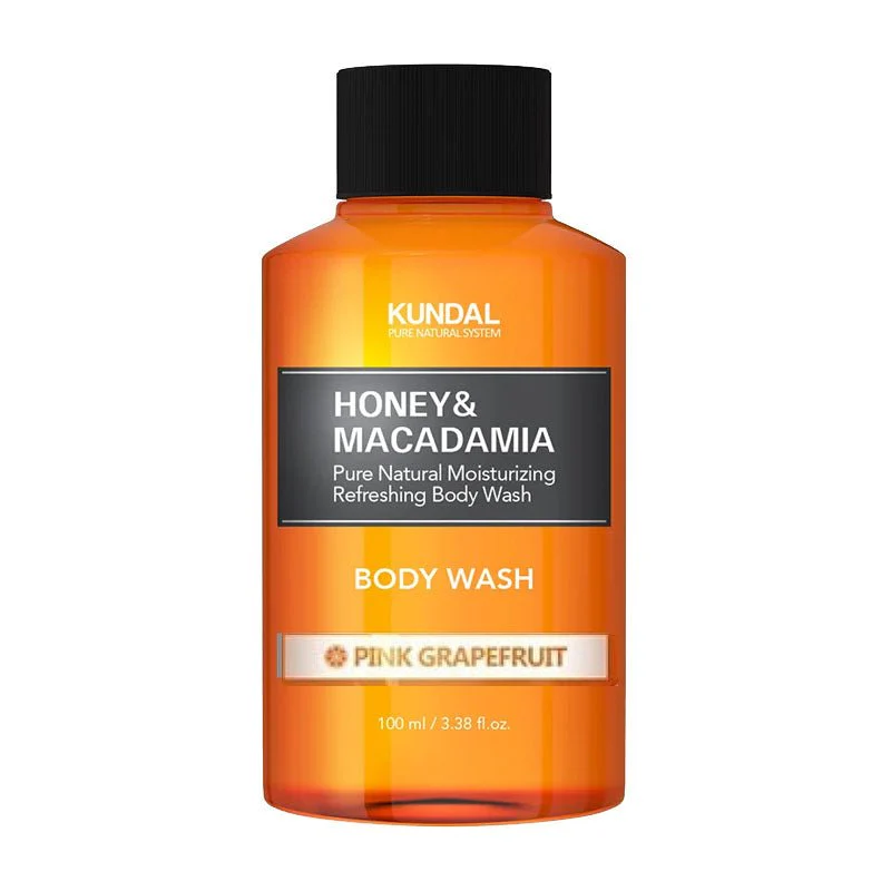 Honey & Macadamia Pure Natural Moisturising Refreshing Body Wash (Mini) 100ml - Image 2