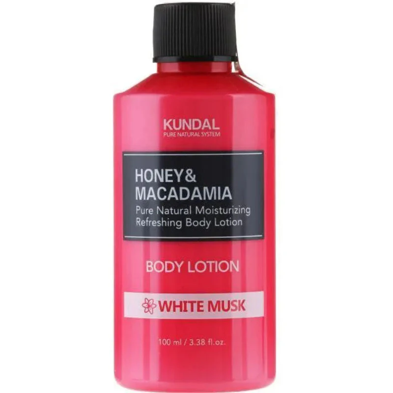 ๐ Honey & Macadamia Pure Natural Moisturizing Refreshing Body Lotion 100ml (Mini) - White Musk (100% off)