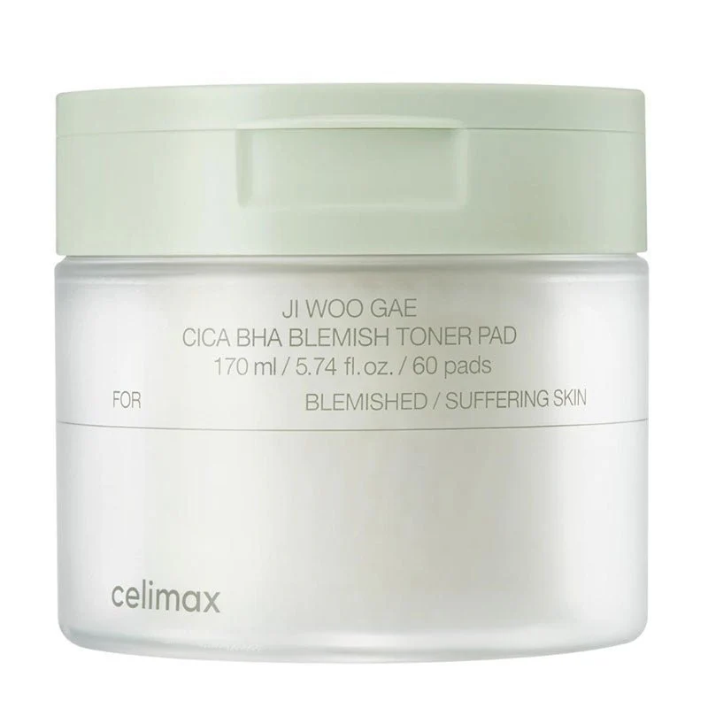 Ji Woo Gae Cica BHA Blemish Toner Pad (60 Pads)
