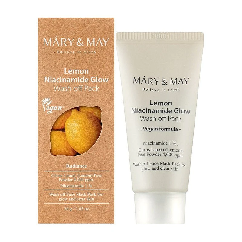 Lemon Niacinamide Glow Wash-Off Pack 30g