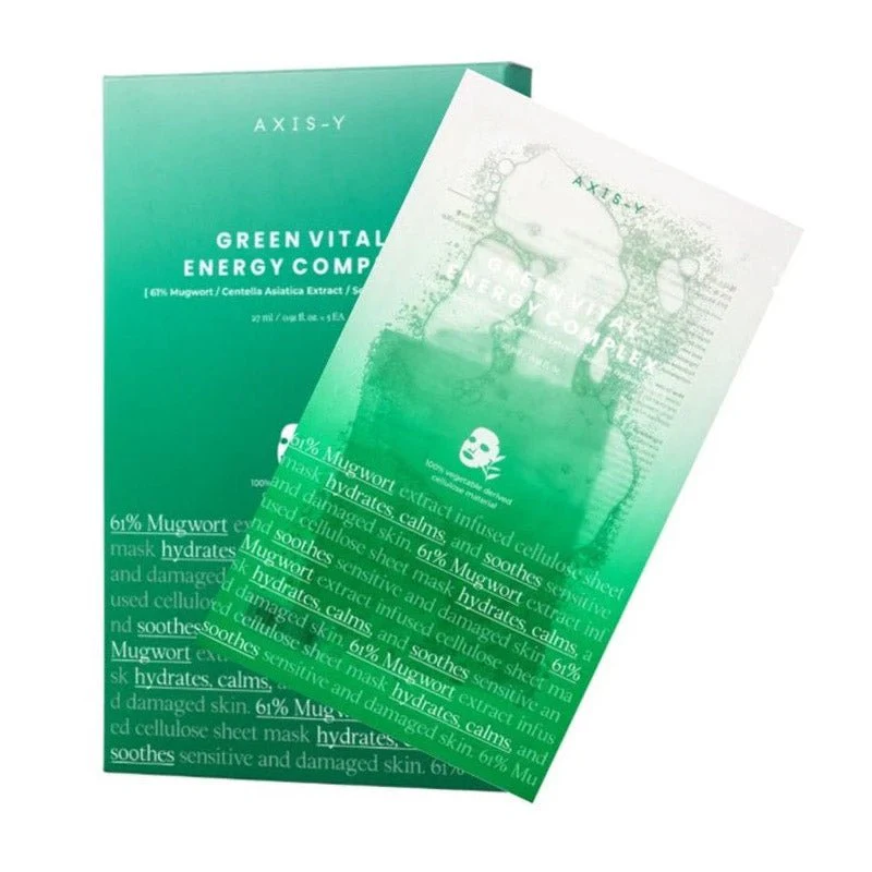 Mugwort Green Vital Energy Complex Sheet Mask 27ml - Image 2