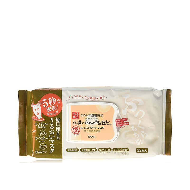 Nameraka Honpo Soy Milk Moisturizing Sheet Mask (32 Sheets)