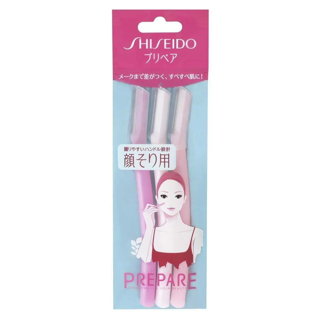 Prepare Facial Razor L Shaped 1 Pack (3 Razors)