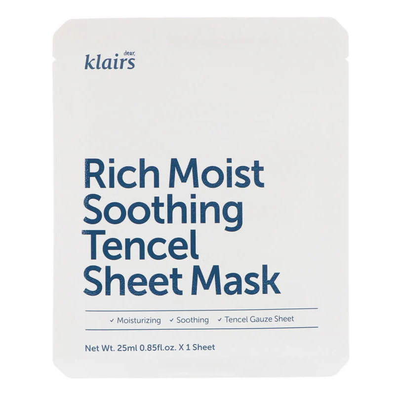 Rich Moist Soothing Tencel Sheet Mask 25ml
