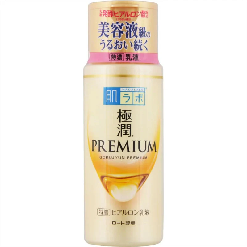 Hada Labo Gokujyun Premium Hyaluronic Acid Emulsion Hydrating Milk 140ml