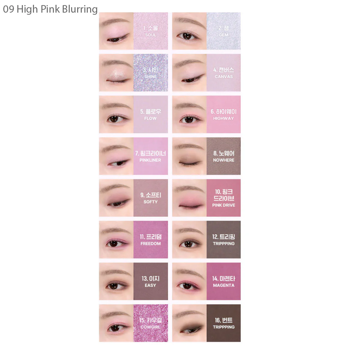 Soft Blurring Eye Palette 14g - Image 5