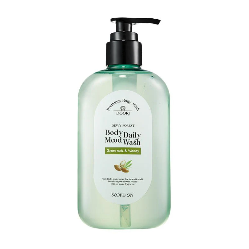Soope On Body Daily Mood Wash and Lotion Set (Green Nuts & Woody) 380ml - Image 2