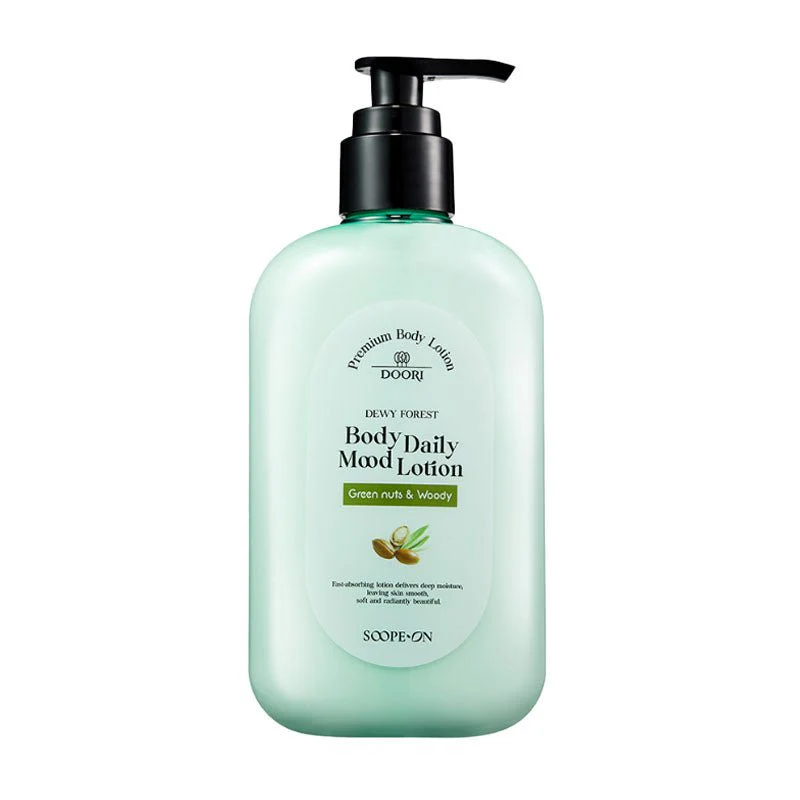 Soope On Body Daily Mood Wash and Lotion Set (Green Nuts & Woody) 380ml - Image 3