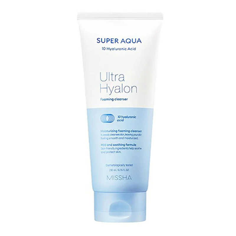 Super Aqua Ultra Hyalron Foaming Cleanser 200ml