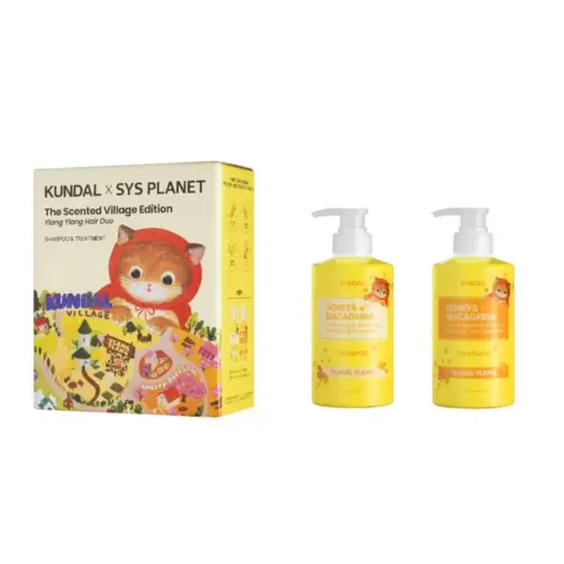 SYS PLANET Edition - Honey & Macadamia Shampoo & Treatment Set 500ml (Ylang Ylang)
