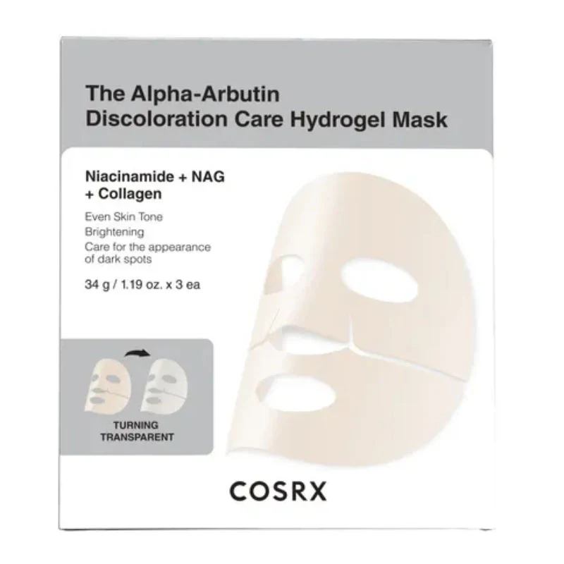 The Alpha-Arbutin Discoloration Care Hydrogel Mask 34g (1 Mask)