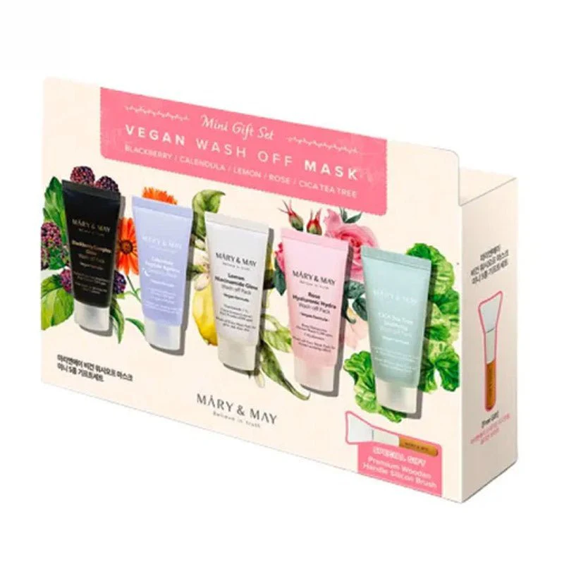 Vegan Wash off Mask Mini Gift Set (5pcs)