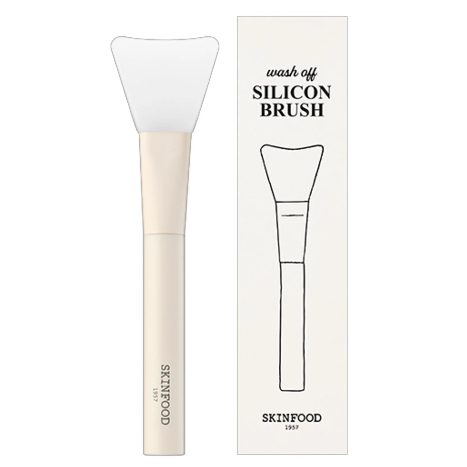 Wash Off Silicon Brush (1 pc)
