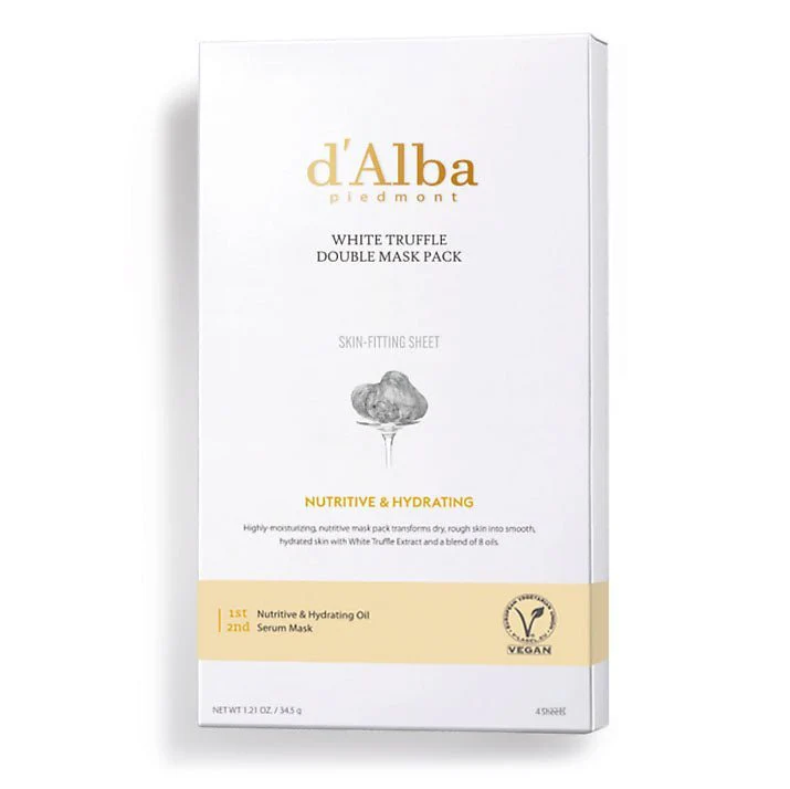 White Truffle Double Mask Pack 32.5g (Nutritive & Hydration) - Image 2