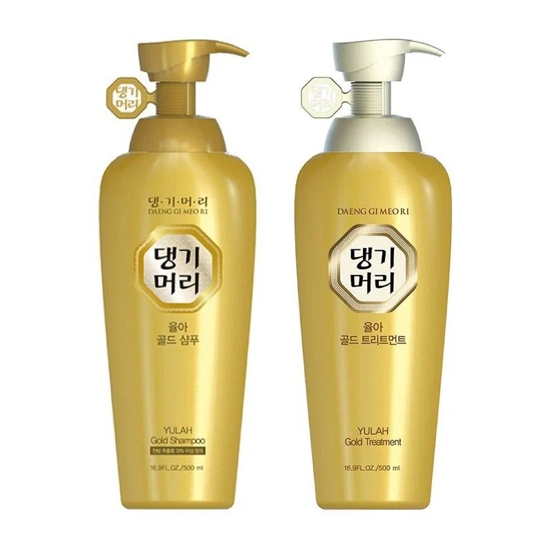 Yulah Gold Shampoo or Treatment 500ml - Image 3